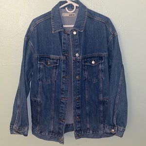 TOPSHOP Moto Western Denim Jacket